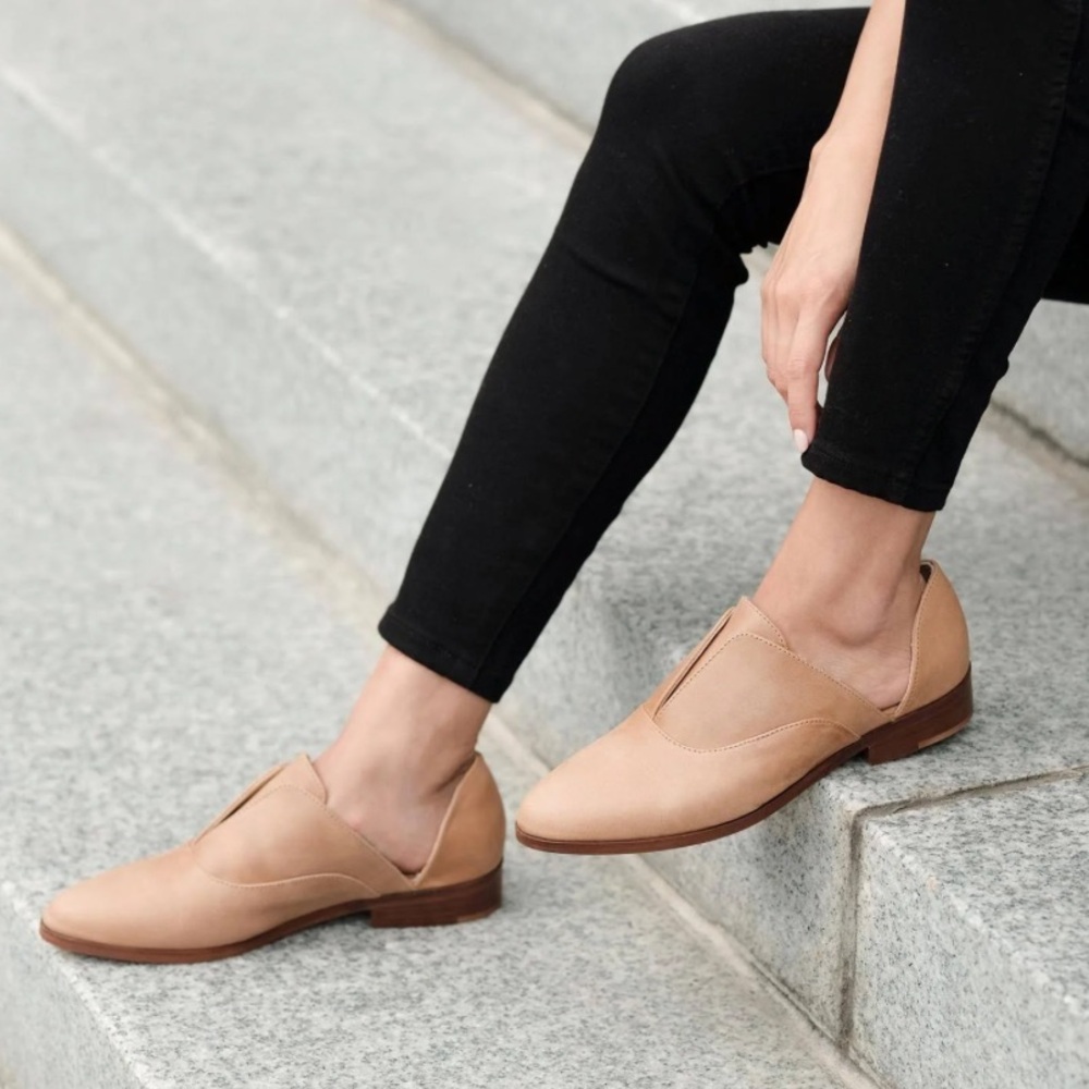Nisolo Emma d'Orsay Oxfords in Almond Size 6